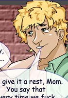 shocking cartoon Sexy Mom seducing her Lazy son to fuck her while dad is out