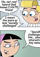 famous Comix about school life of Fairly oddparents porn