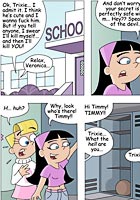 cartoon porn Comix about school life of Fairly oddparents action