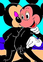 famous Mickey Mouse and Mini fucking at beach 