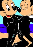 free Mickey Mouse and Mini fucking at beach famous shocking toons created