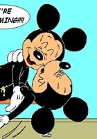 Toon party Mickey Mouse and Mini fucking at beach toon comics