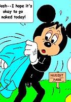 famous Mickey Mouse and Mini fucking at beach porn