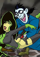 cartoon porn Kim Possible fucking with Ron and Shego action
