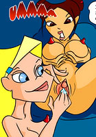 free Sex New Braceface porn comix. Sharon and Maria satisfy each other  pics