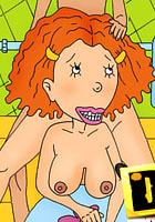 famous animated films Ginger treats the hole with a lolilop