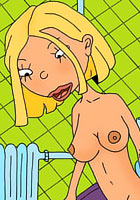 free Sex toons cartoon pics Ginger treats the hole with a lolilop 