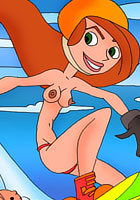 new gallery Sexy Kim Possible is fucking in halloween suits
