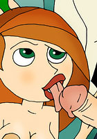 Nude SExy Kim Possible pipping for her mom and her dad sex cartoon
