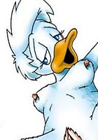 famous Sexy Daisy sucking Donald cock jetson