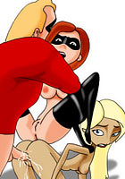 free Sex toons Incredibles and Mirage satisfy each other cartoon pics