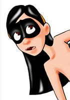 animated Mr Incredible is seducing sweet Violet films