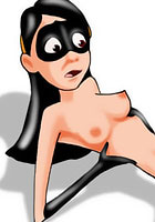 free Sex toons Mr Incredible is seducing sweet Violet cartoon pics