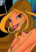 free Sex toons Winx witches dialing the pink telephone  cartoon pics