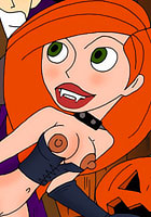 free Sex toons Kim Possible was bondaged and fucked by Shego cartoon pics