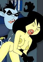 Aladdin Kim Possible was bondaged and fucked by Shego sex