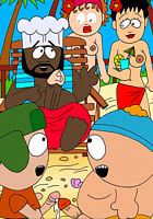 famous Cartman celebrating his bithday at Hawaii Jessica Rabbit animated cartoon films