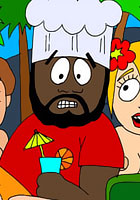 Aladdin Cartman celebrating his bithday at Hawaii sex