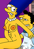 famous Marge Simpson gets punished and penetrated by Homer jetson