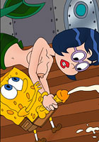 free Perfect boobed Nancy rides SpongeBob and gets railed naked
