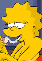 pornCute Lisa and Bart Simpsons was trilled by Krusty clown comix