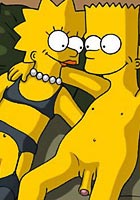 Adult toon Lisa simpson in black Lingerie Showing her butt to Bart pics