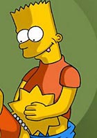 free Lisa simpson in black Lingerie Showing her butt to Bart image