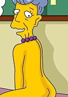comics The Simpsones horny granny love fucking with Bart and Homer exclusive