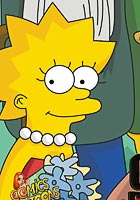 messy Lisa Simpson fucked by her two grandfathers in hospital