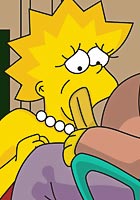 best Lisa Simpson fucked by her two grandfathers in hospital messy