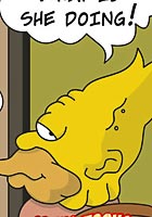 super Lisa Simpson fucked by her two grandfathers in hospital anime