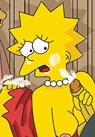 Lisa Simpson fucked by her two grandfathers in hospital