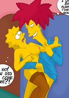 new Comix about Unbidden and horny guest at simpsons house hot