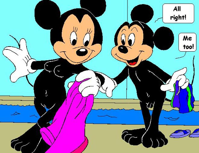 660px x 509px - Mickey Mouse and Mini fucking at beach