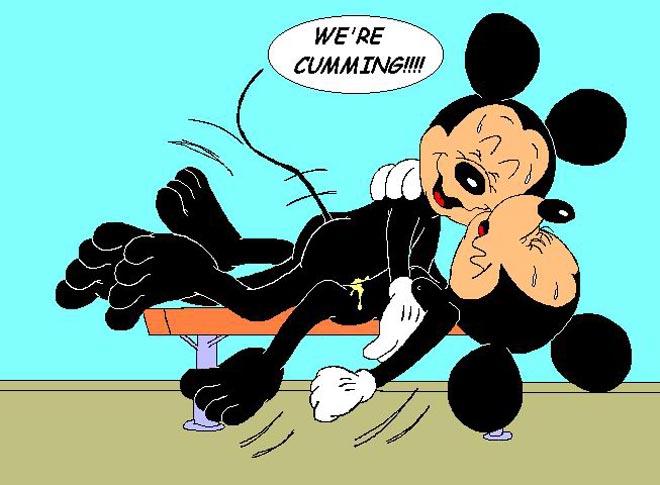 Mickey Mouse and Mini fucking at beach