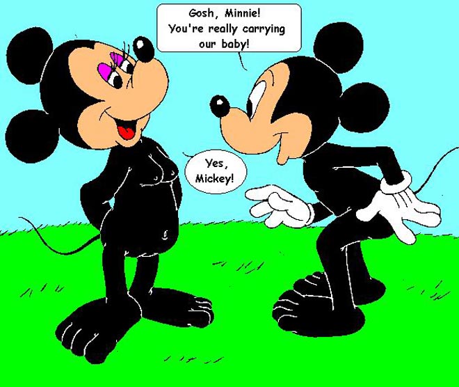 660px x 556px - Mickey Mouse and Mini fucking at beach