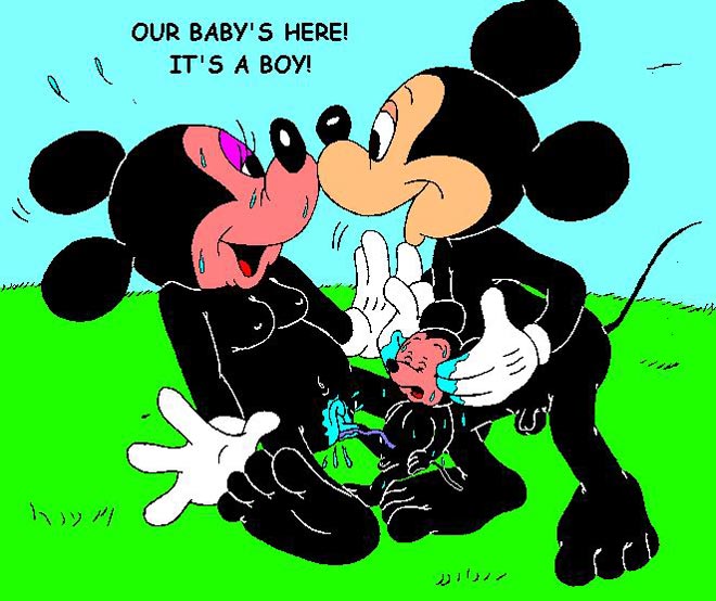 660px x 554px - Mickey Mouse and Mini fucking at beach