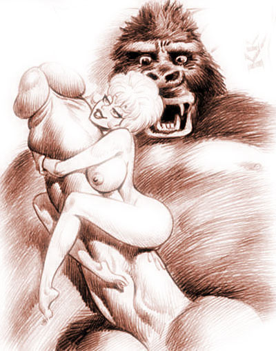 400px x 509px - King Kong fucks his cute baby