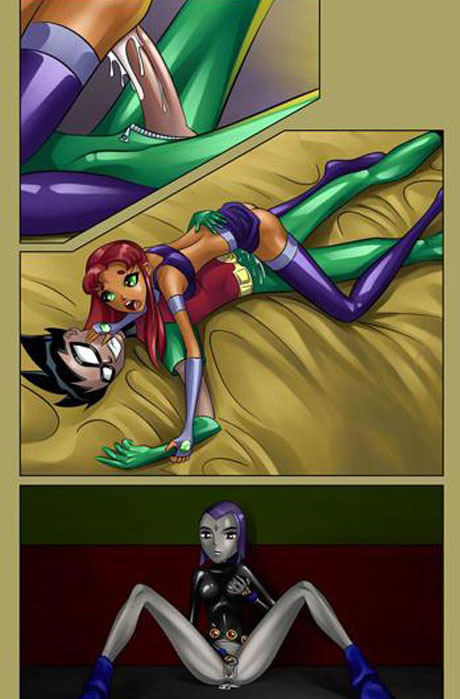 460px x 699px - Comix how Raven was jealous when Starfire fuck with Robin