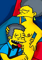 Springfield porn Simpsons orgy famous porn cartoon