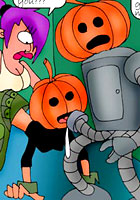 Toon party Comix! Futurama and Kim Possible at Halloween  toon comics