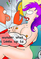 Toon party Comix! About Fry's sex adventures Futurama porn toon comics