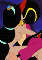 Nude Jasmine Aladdin and Jafar Xmas fucking for free