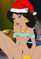 Nude Jasmine Aladdin and Jafar Xmas fucking famous porn cartoon