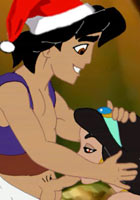 famous Nude Jasmine Aladdin and Jafar Xmas fucking cartoon pics
