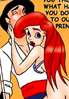 famous animated films Porn Comix about Ariel Mermaid. Anime edition 