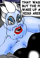 Toon party Porn Comix about Ariel Mermaid. Anime edition toon comics