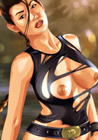 famous Lara Croft Tomb Raider unforettable sex action jetson