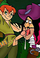 free Sex Comix Peter Pan and Wendy dirty sex in forest drawn comix pics