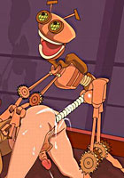 Captain Flint cosmic pirat sex intregalactic voyage shocking toons created